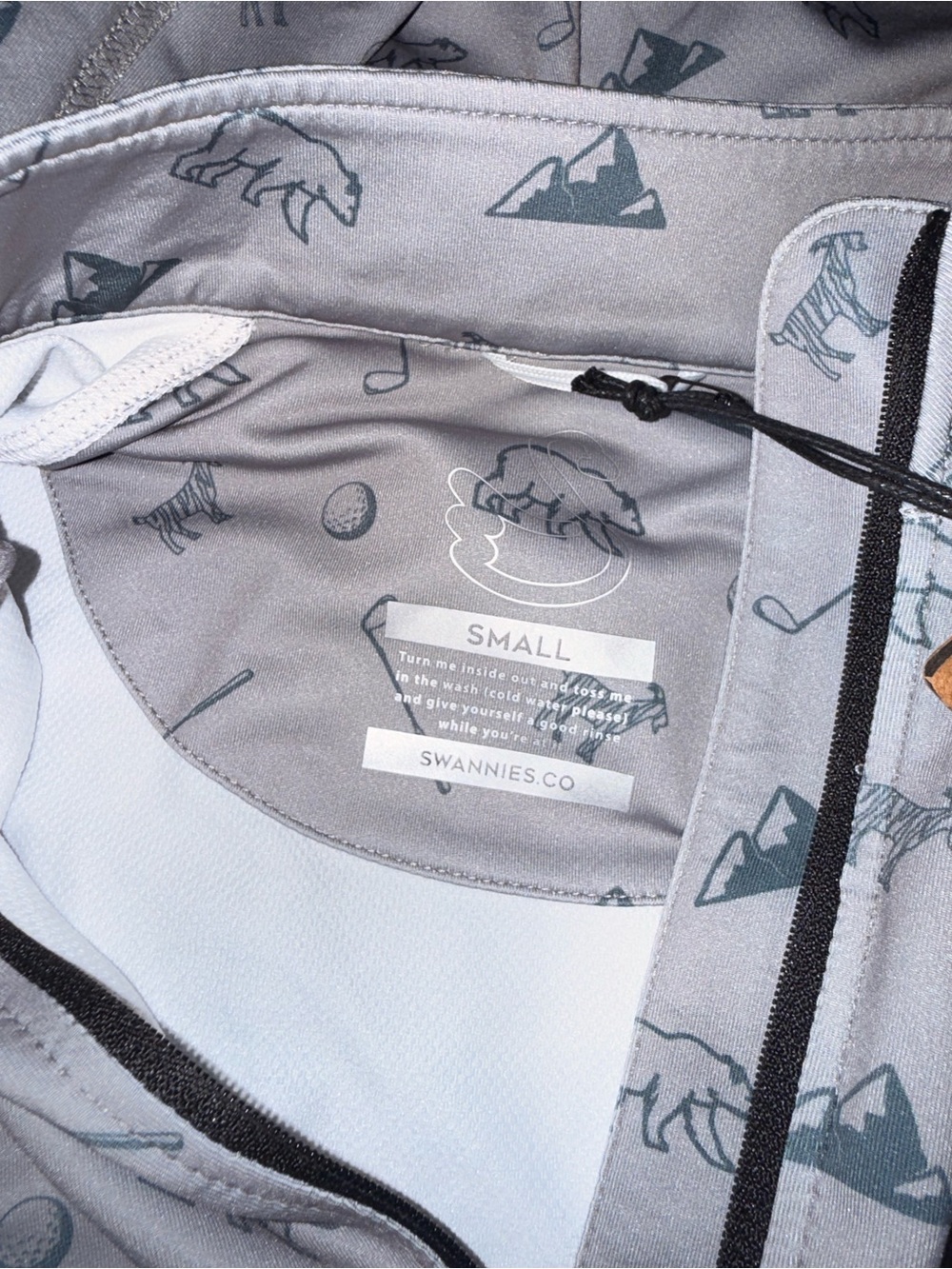Sundays Best Men's Light Gray Printed Pullover Hoodie - Picture 4 of 4